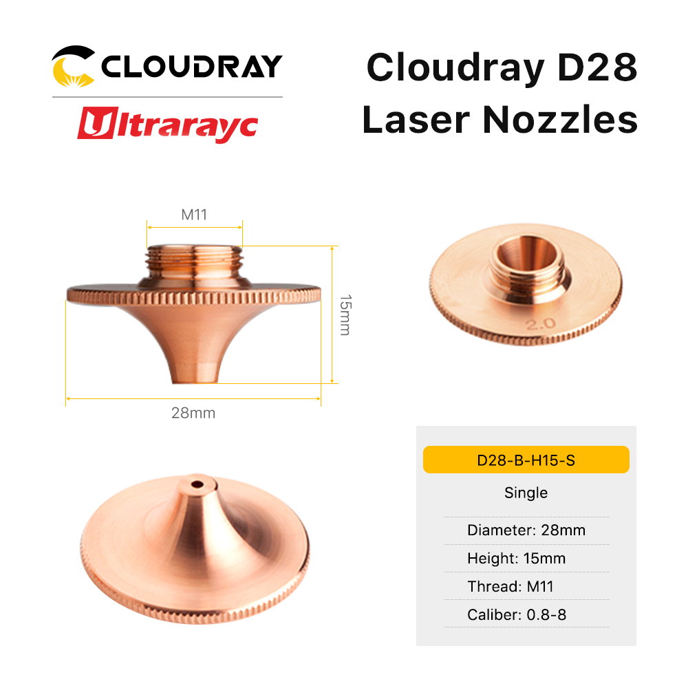 Metal Laser Cutter Head - Ultrarayc Laser Đầu Phun Đơn Đôi
