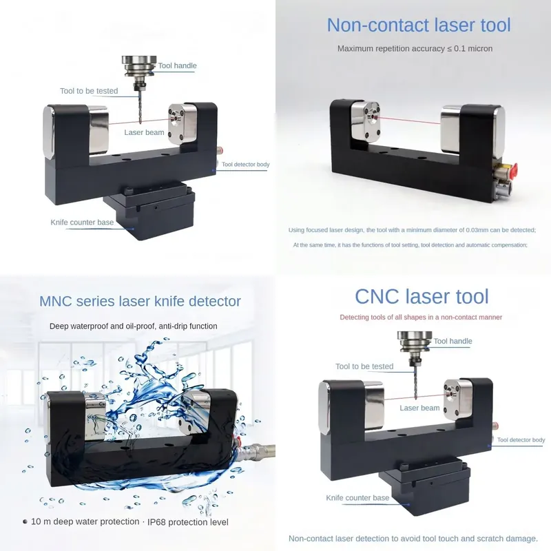 Cnc Milling Machine - Wearing Compensation Tool Setter for Milling