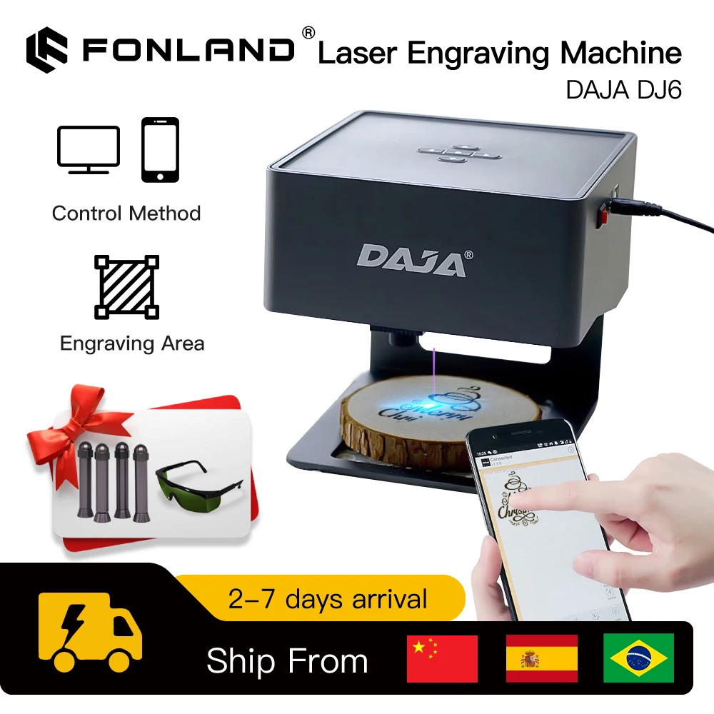 Industrial Laser Printing Machine - DAJA Laser Engraver CNC DIY DJ6