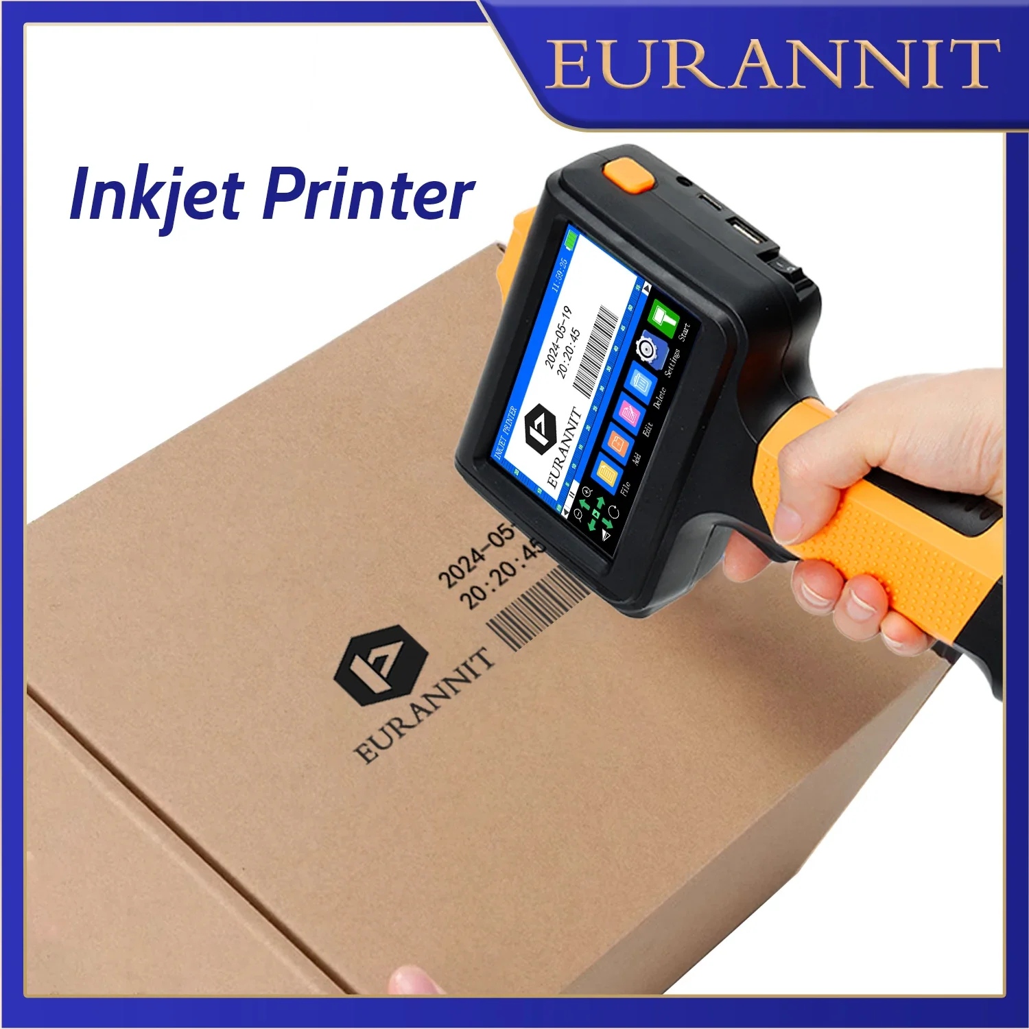 Industrial Laser Printing Machine - EURANNIT E19 12.7mm Portable Printer Handheld
