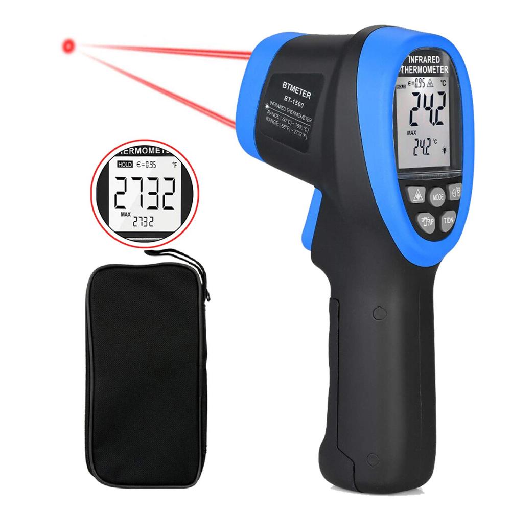 -50℃ to 1500℃ Laser Thermomete - đánh giá và giá Industrial Laser Temperature Gun