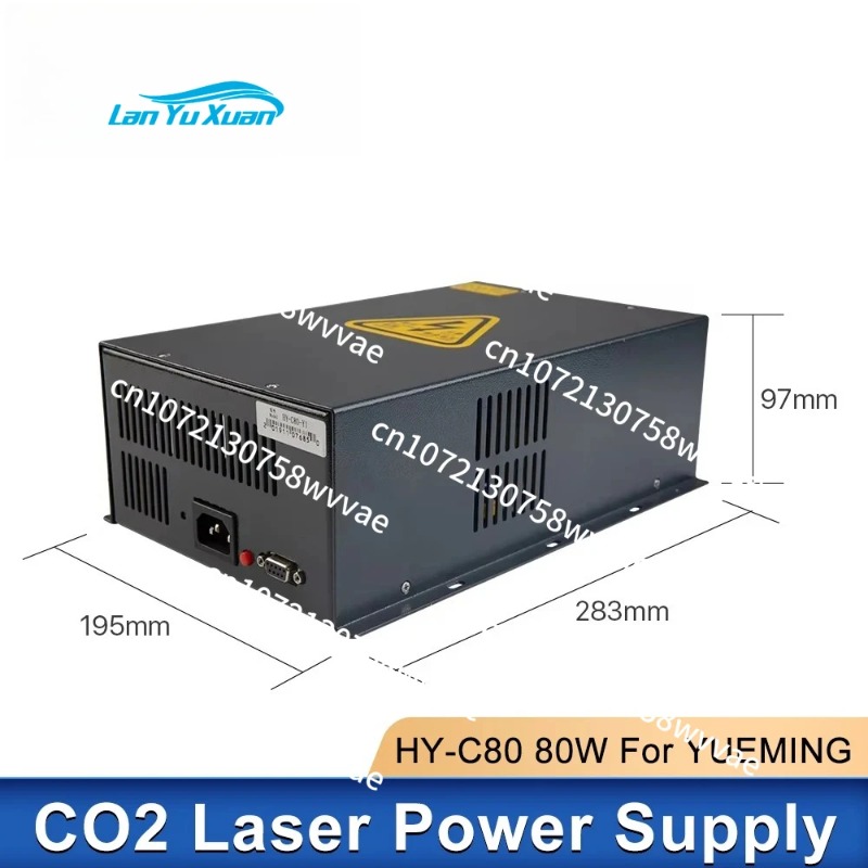 80W YUEMING HY-C80-Y1 Laser Po - đánh giá và giá Laser Power Supply 60W