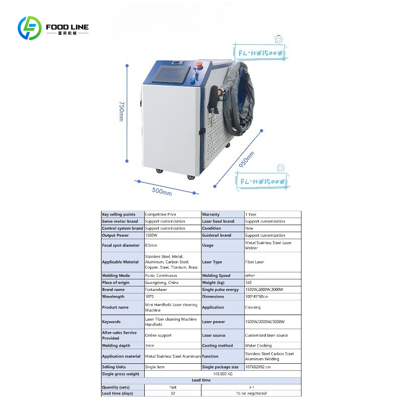 Customized Handheld Fiber Lase - đánh giá và giá Portable Laser Rust Removal