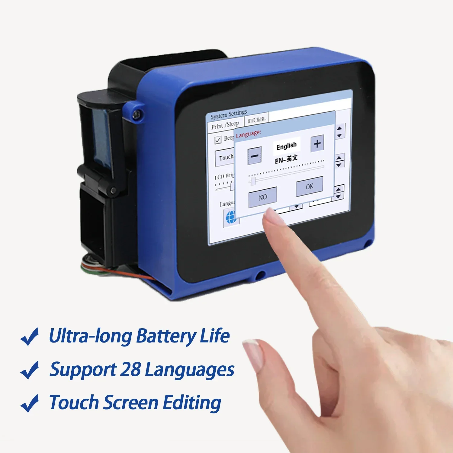 DCODE DC12 Portable Mini Split - đánh giá và giá Industrial Laser Printing Machine