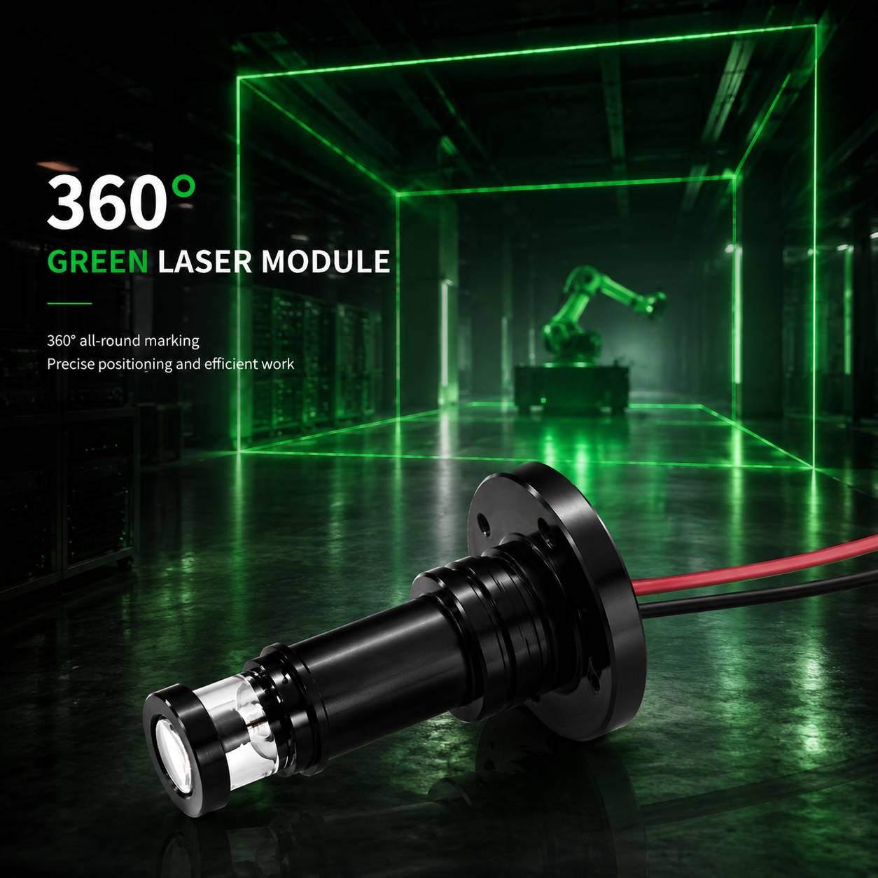 Industrial Flange Mount 30mW R - đánh giá và giá Industrial Laser Light