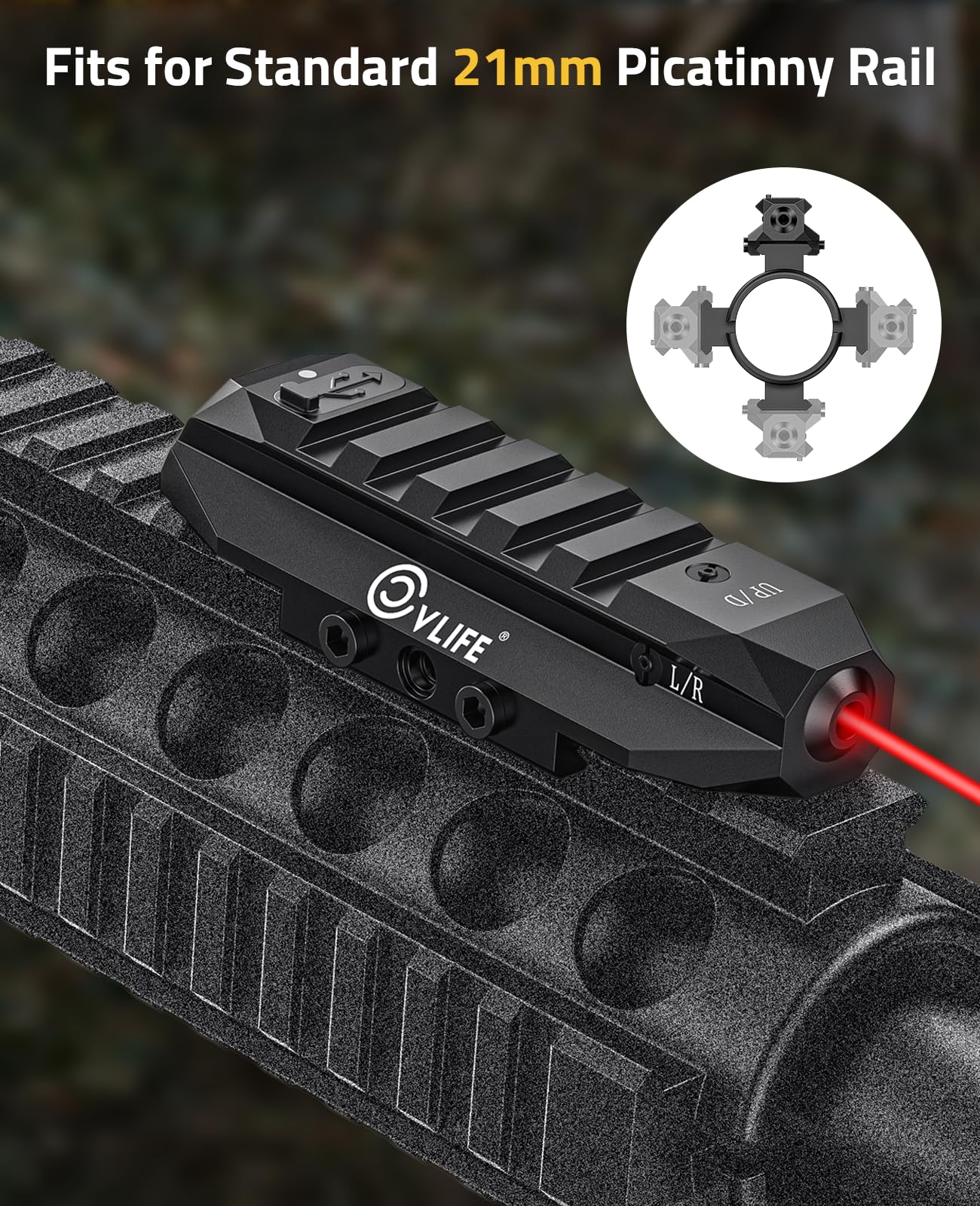 CVLIFE Low Profile Laser Sight - đánh giá và giá Industrial Laser Gun