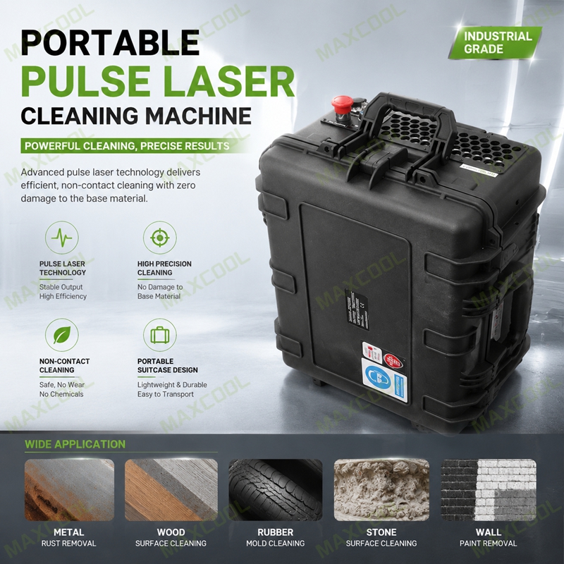 Mini Suitcase Pulse Laser Clea - đánh giá và giá Portable Laser Rust Removal