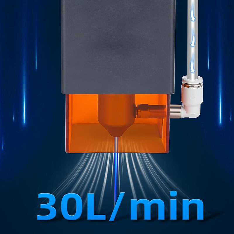 CNC 30L/Min Laser Air Assist P - đánh giá và giá Industrial Laser Engraver