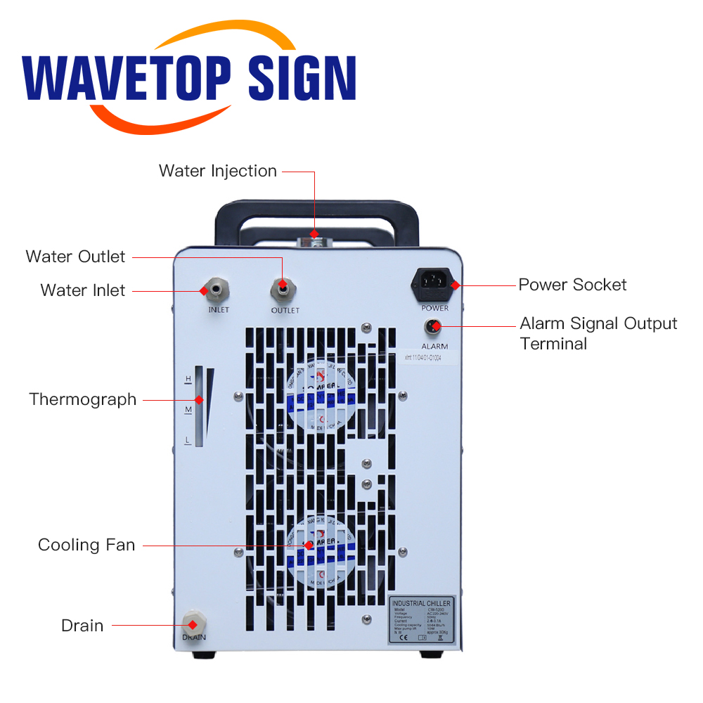 WaveTopSign CW-5200 Industrial - đánh giá và giá Industrial Laser Engraver