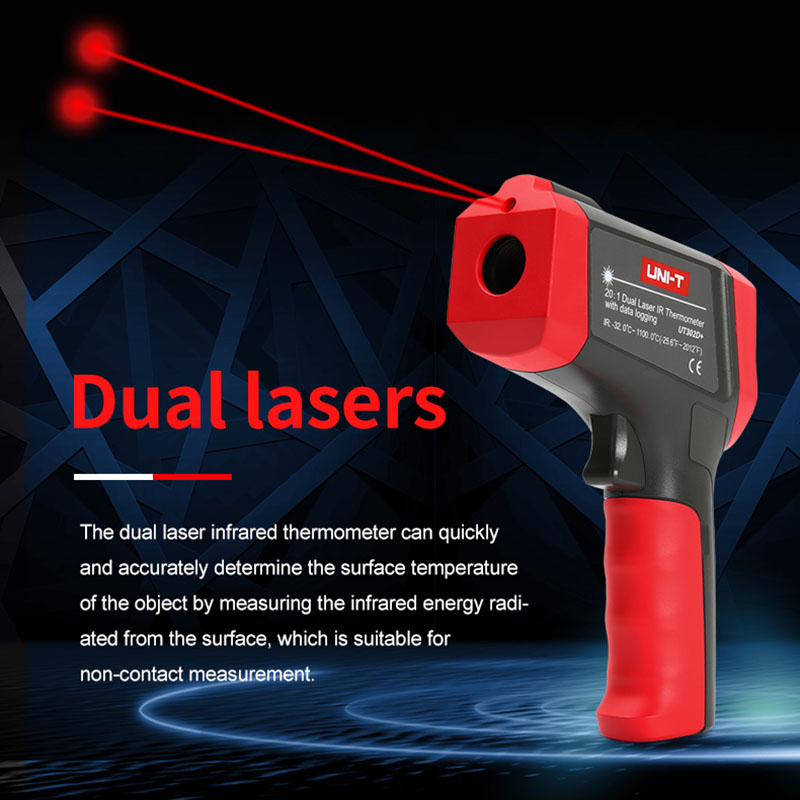UNI-T Digital Infrared Thermom - đánh giá và giá Industrial Laser Gun