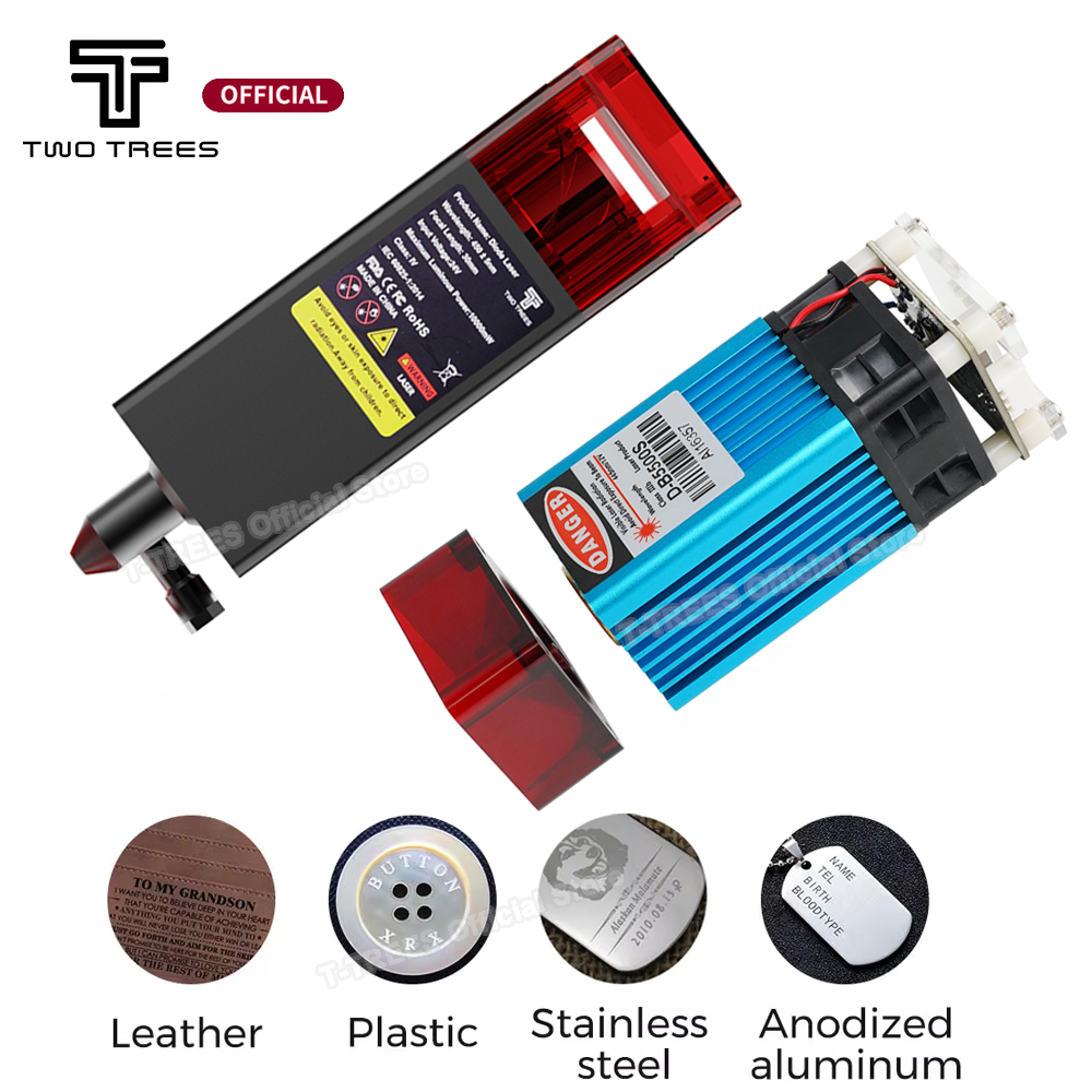 Twotrees 80W Đầu Laser Cho Khắ - đánh giá và giá Metal Laser Cutter Head