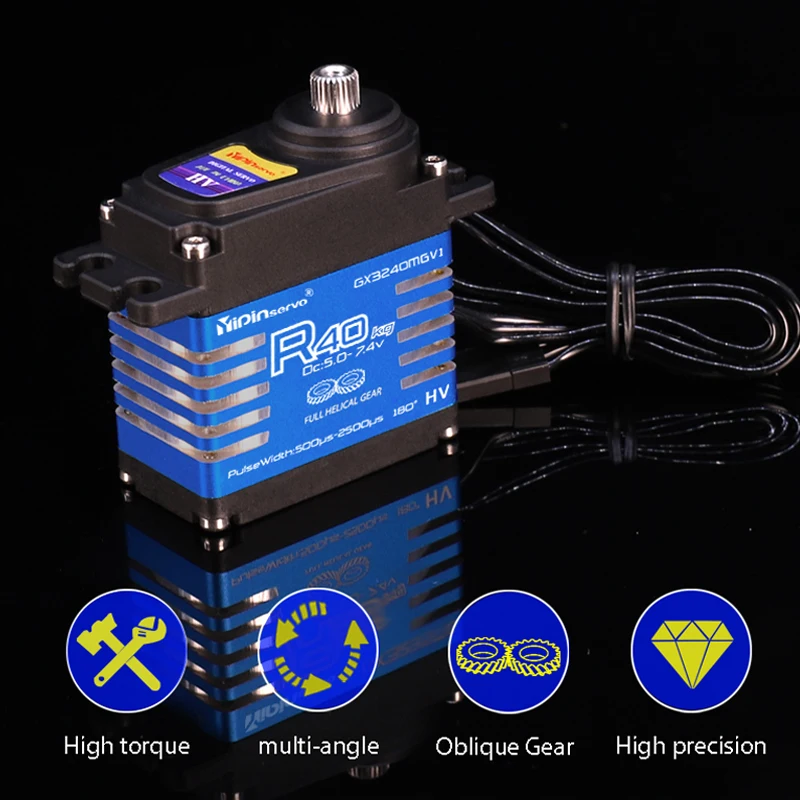 Waterproof IP68 RC Servo 40kg  - đánh giá và giá Servo Motor Cnc