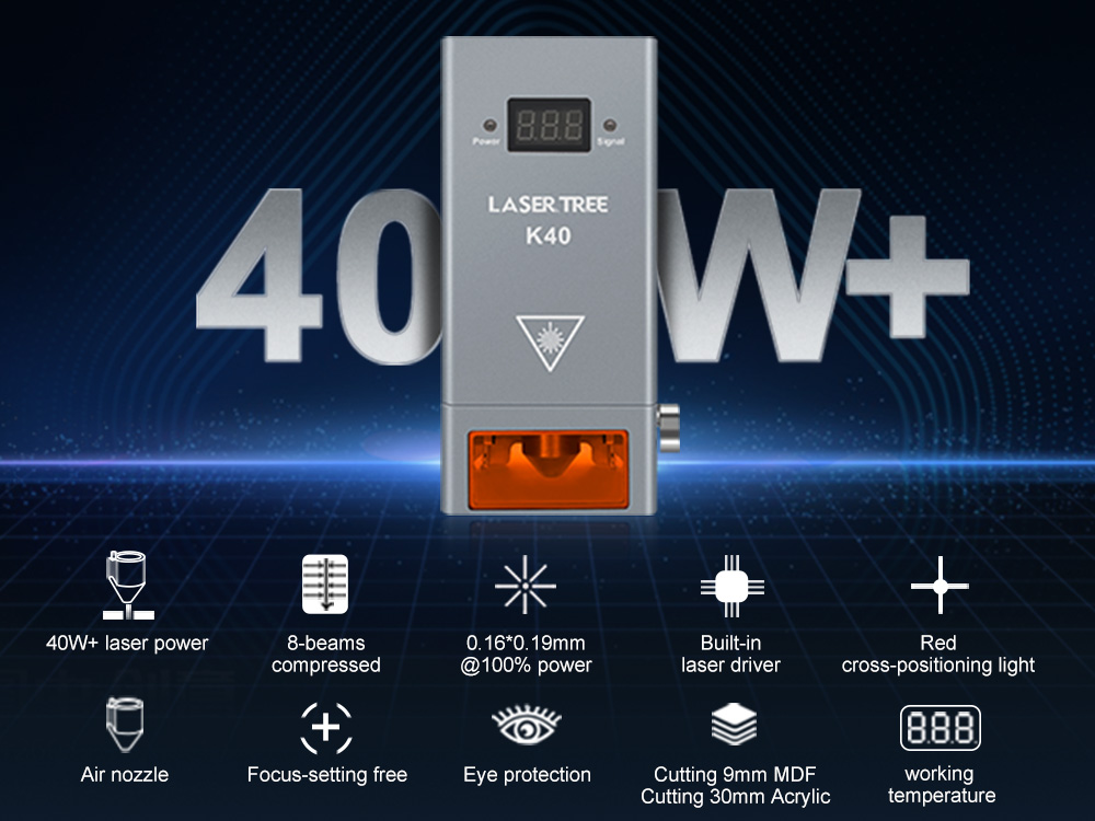 20W 455nm Blue Diode Laser Mod - đánh giá và giá Diode Laser Module