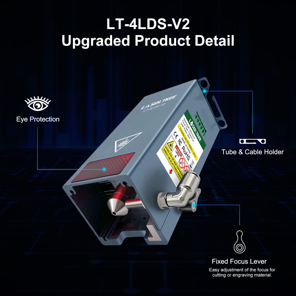 20W Optical Power Laser Engrav - đánh giá và giá Diode Laser Module