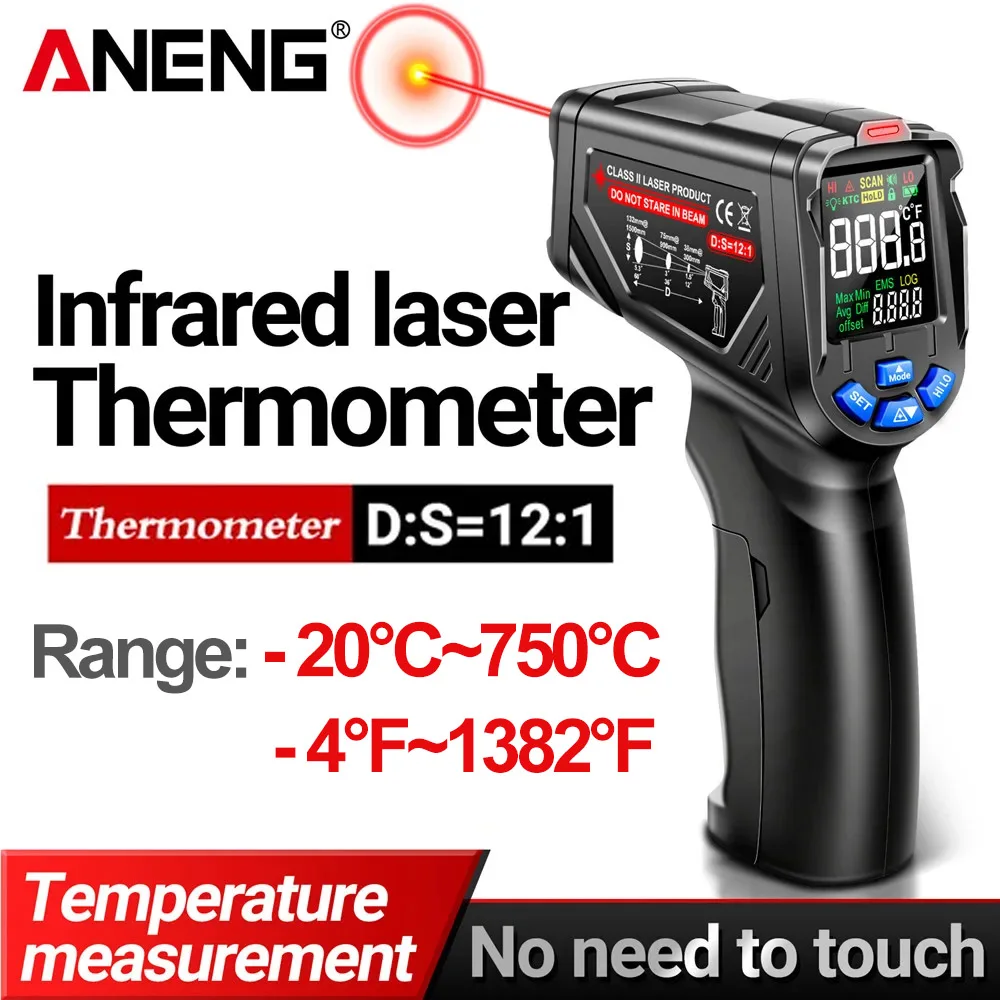 ANENG TH06 Infrared Laser Ther - đánh giá và giá Industrial Laser Temperature Gun