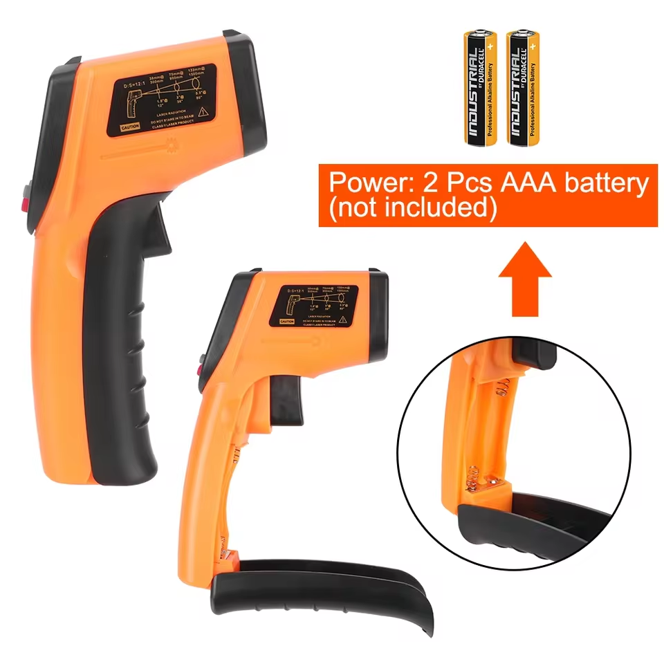 New T600 T600A Digital Infrare - đánh giá và giá Industrial Laser Gun