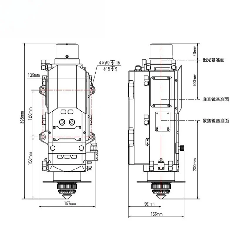 Hot 8KW 8000W LCM08B Intellige - đánh giá và giá Metal Laser Cutter Head