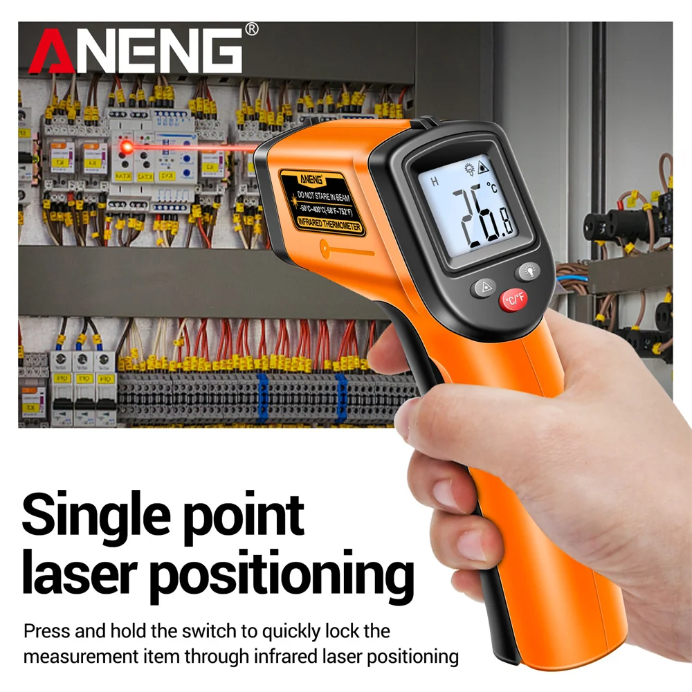 ANENG TH201 Infrared Thermomet - đánh giá và giá Industrial Laser Temperature Gun