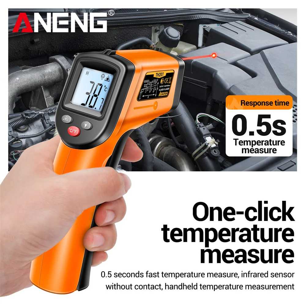 ANENG TH201 Infrared Thermomet - đánh giá và giá Industrial Laser Temperature Gun