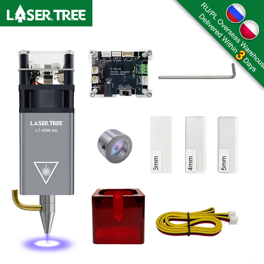 LASER TREE 20W 10W 5W Optical  - đánh giá và giá Metal Laser Cutter Head