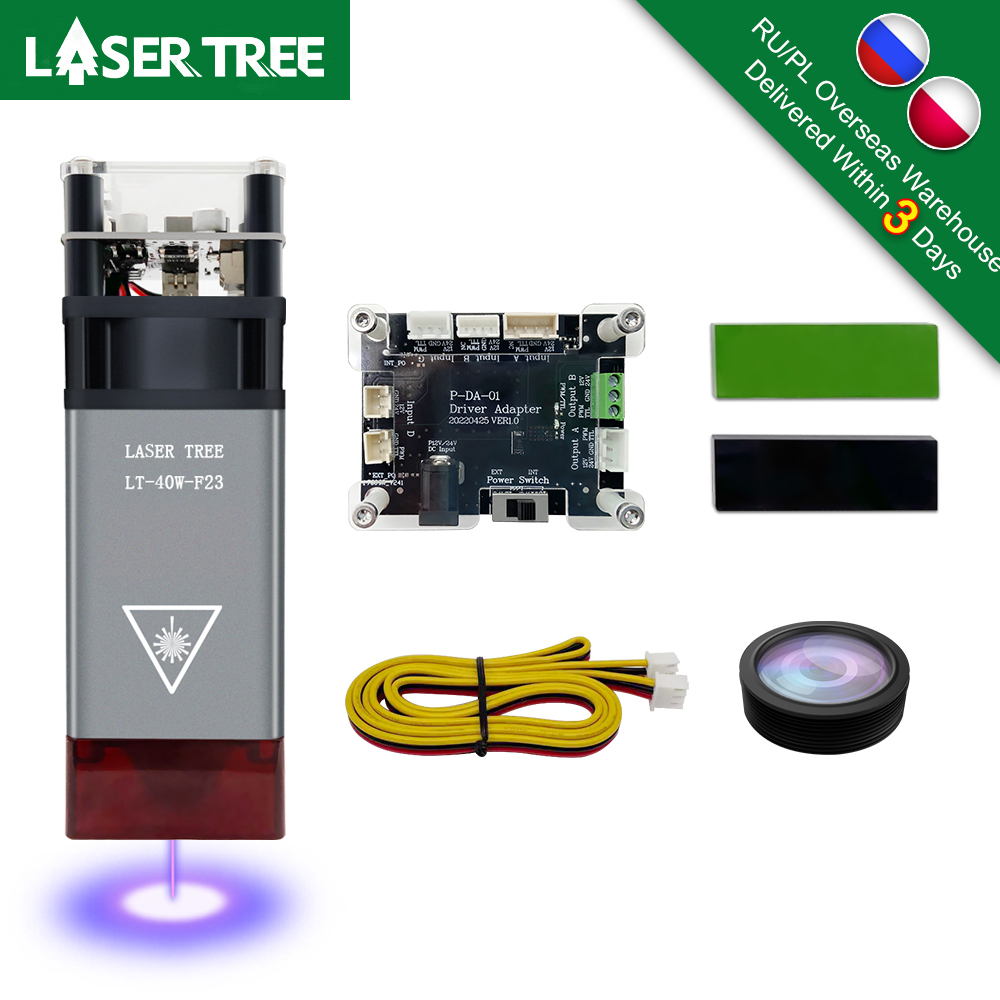 LASER TREE 20W 10W 5W Optical  - đánh giá và giá Metal Laser Cutter Head