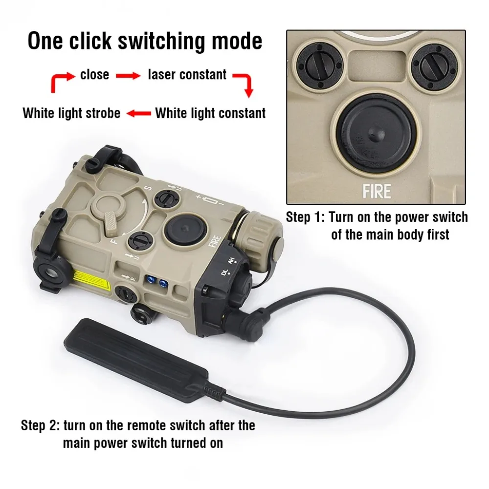 Tactical OGL Nylon Plastic LED - đánh giá và giá Industrial Laser Gun