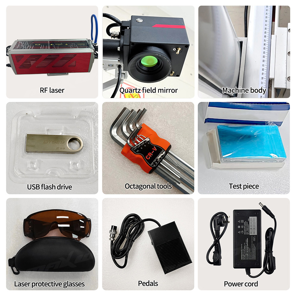 Versatile CO2 Flying Laser Mar - đánh giá và giá Industrial Laser Printing Machine