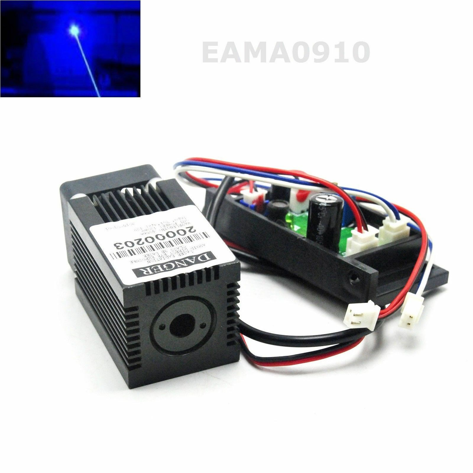 445nm 450nm 300mW 12V Blue Dot - đánh giá và giá Diode Laser Module