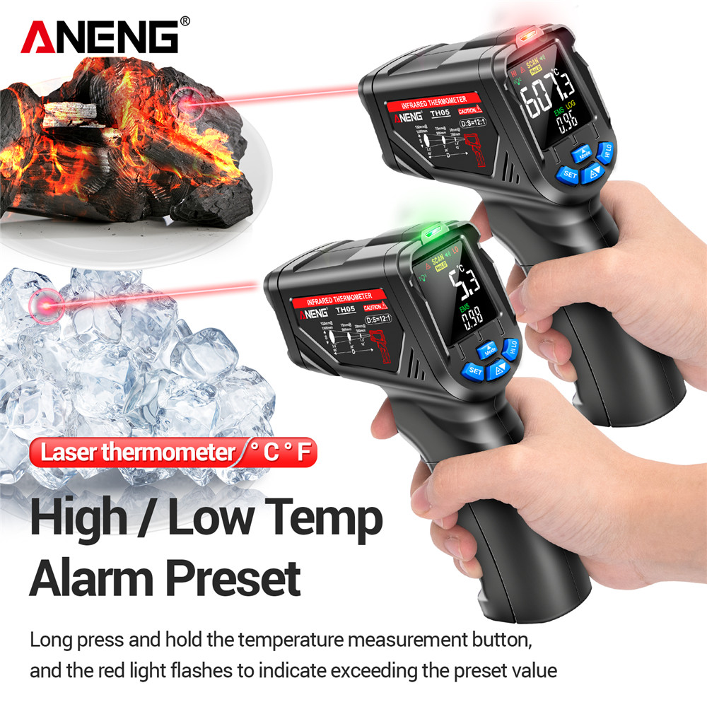 ANENG TH05 Infrared Thermomete - đánh giá và giá Industrial Laser Temperature Gun