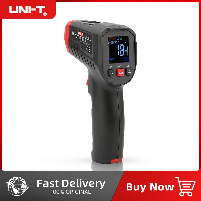 UNI-T Digital Thermometer Non- - đánh giá và giá Industrial Laser Temperature Gun