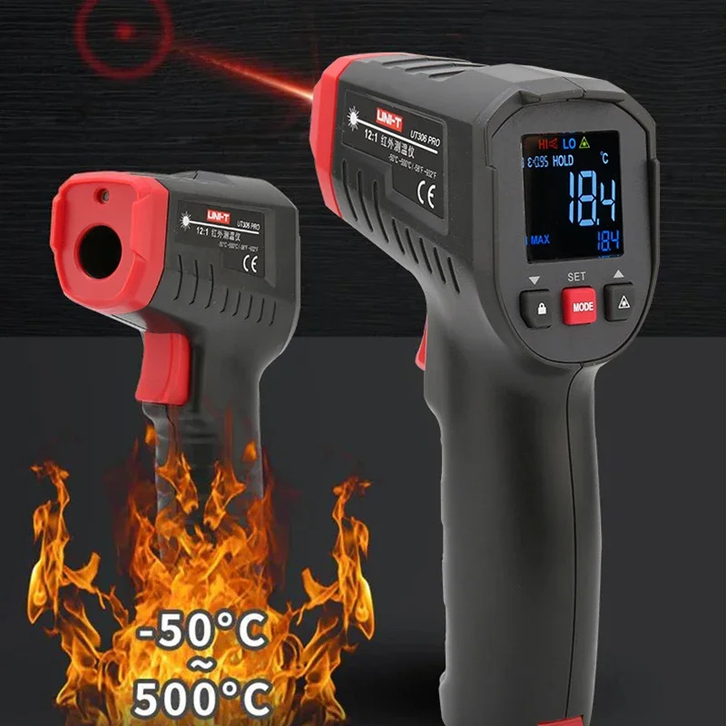 UNI-T Digital Thermometer Non- - đánh giá và giá Industrial Laser Temperature Gun