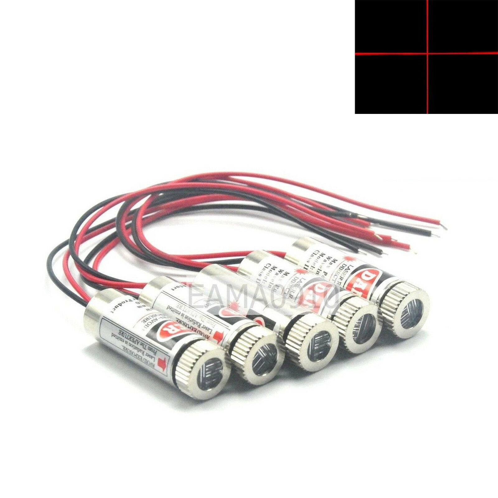 5pcs Focusable 3-5V 650nm 5mW  - đánh giá và giá Diode Laser Module