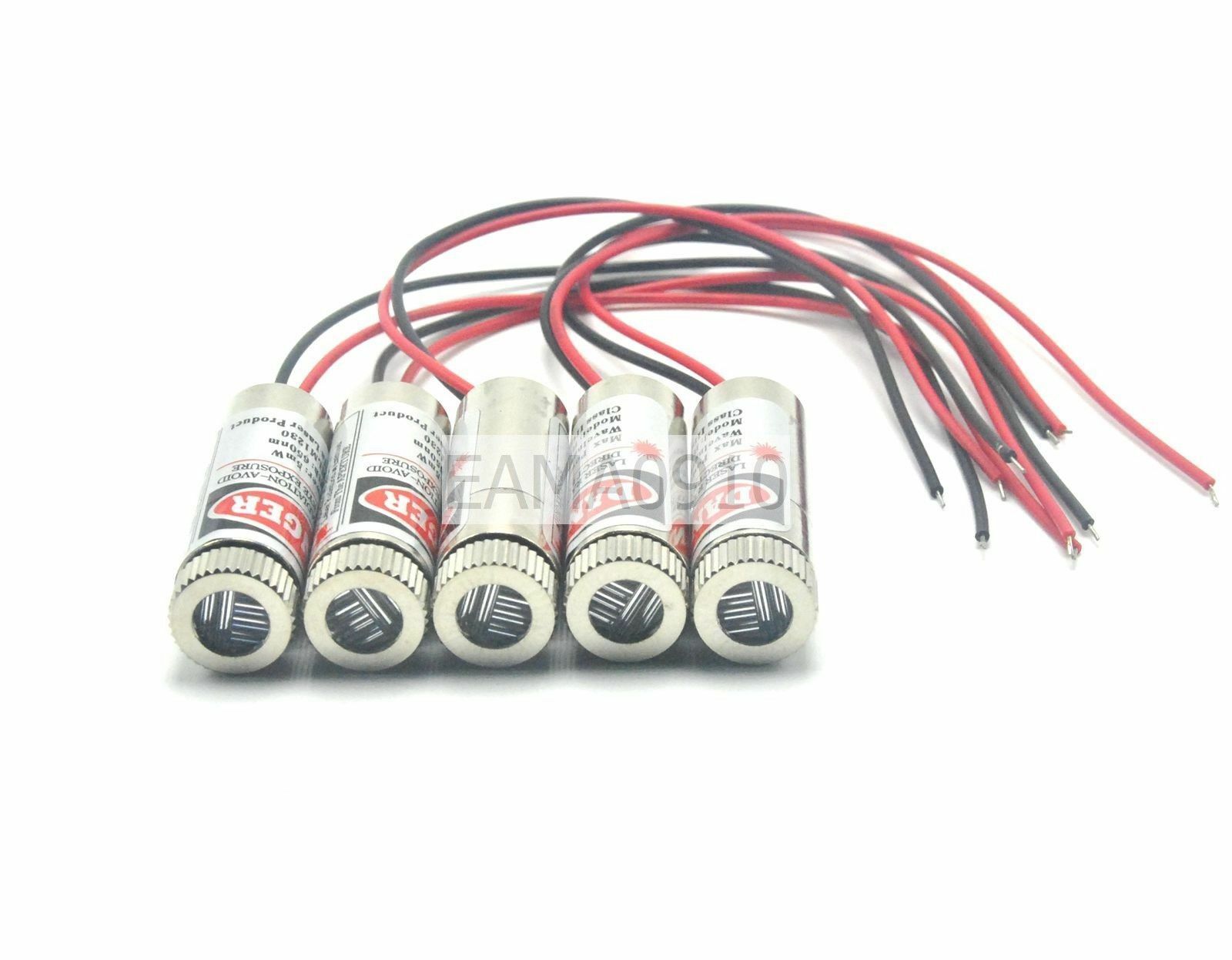 5pcs Focusable 3-5V 650nm 5mW  - đánh giá và giá Diode Laser Module