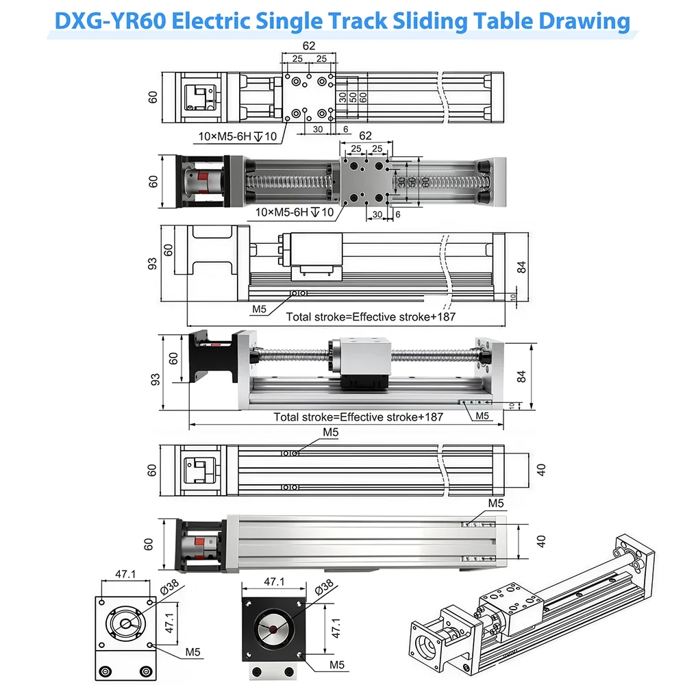 High-Precision 0.03mm Mini Lin - đánh giá và giá Servo Motor Cnc