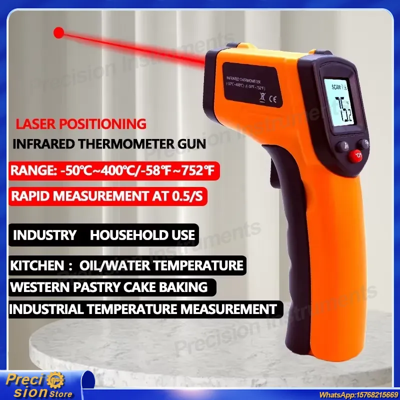 Infrared Thermometer Gun Non C - đánh giá và giá Industrial Laser Temperature Gun