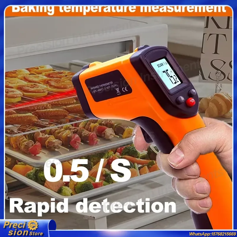 Infrared Thermometer Gun Non C - đánh giá và giá Industrial Laser Temperature Gun