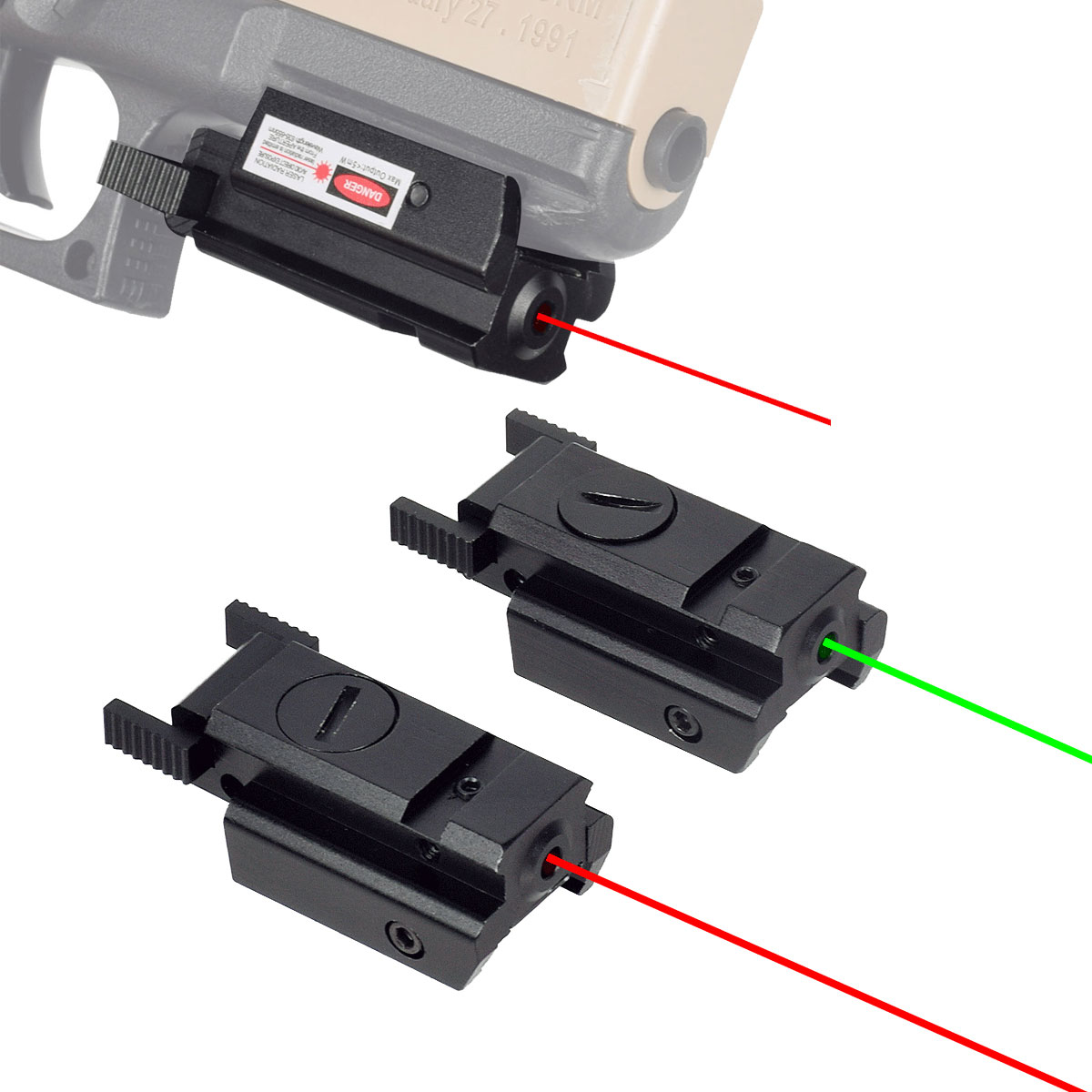 Tactical Red Green Dot Laser S - đánh giá và giá Industrial Laser Gun
