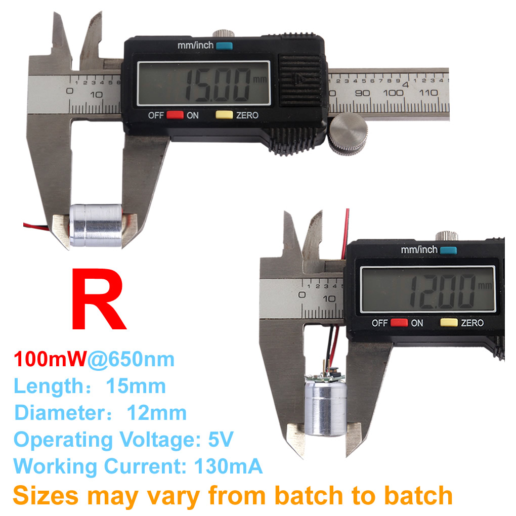 Diameter 12x15mm DC5V Green 60 - đánh giá và giá Diode Laser Module